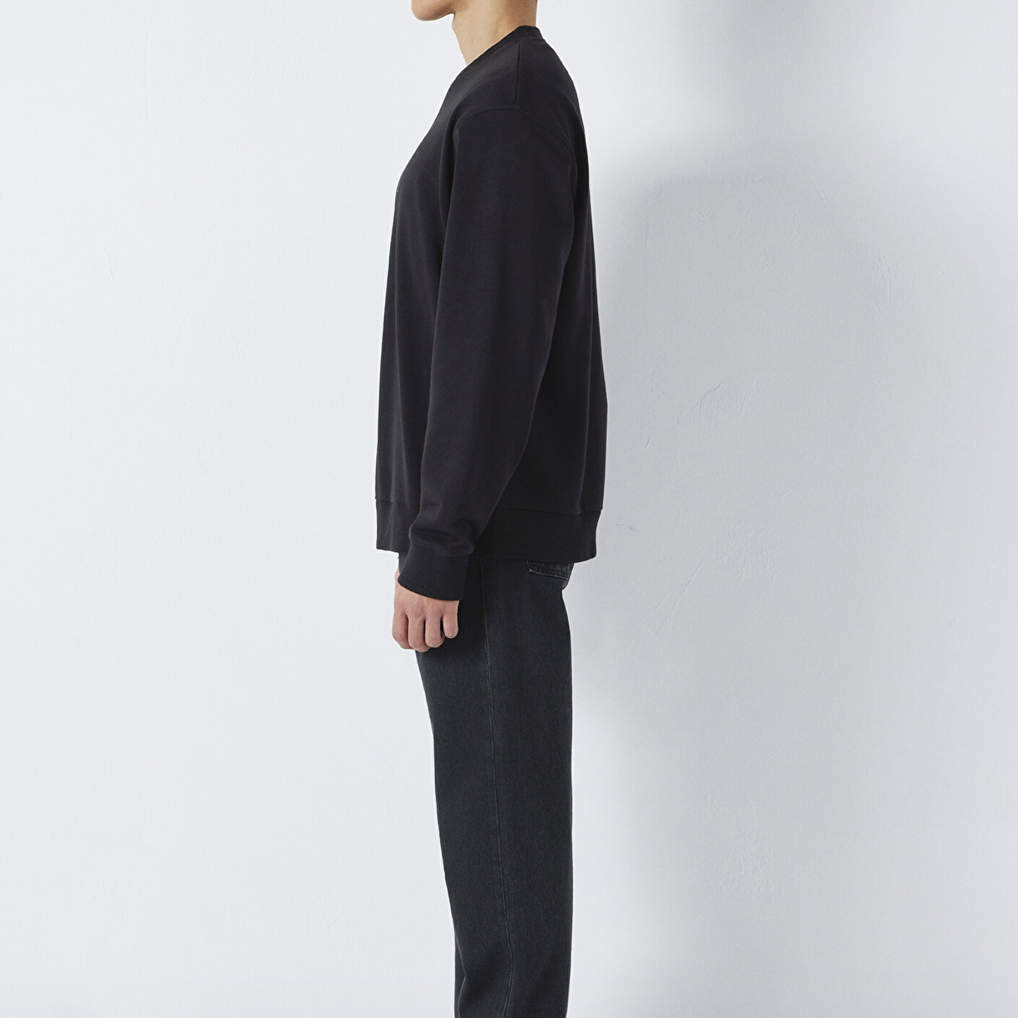 Mavi Bisiklet Yaka Siyah Sweatshirt 0S10551-900