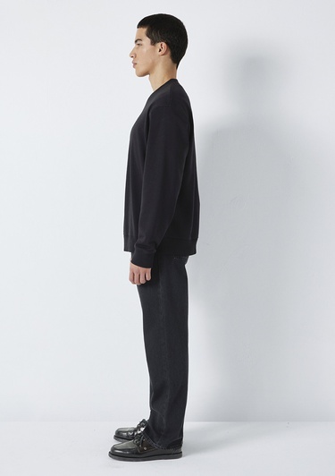  Mavi Bisiklet Yaka Siyah Sweatshirt 0S10551-900