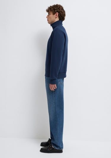  Mavi Yarı Fermuarlı Lacivert Sweatshirt 0S10465-70497