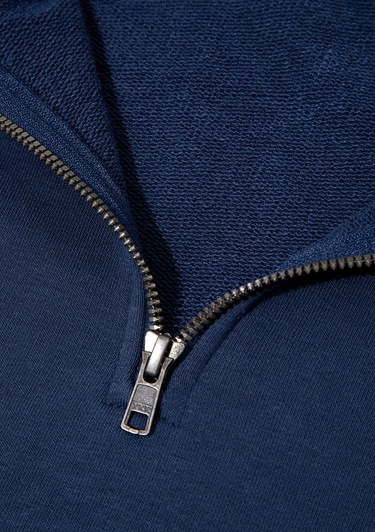  Mavi Yarı Fermuarlı Lacivert Sweatshirt 0S10465-70497