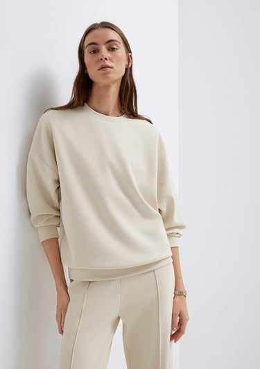  Mavi Lux Touch TENCEL TM Modal Ekru Sweatshirt 168837-70065