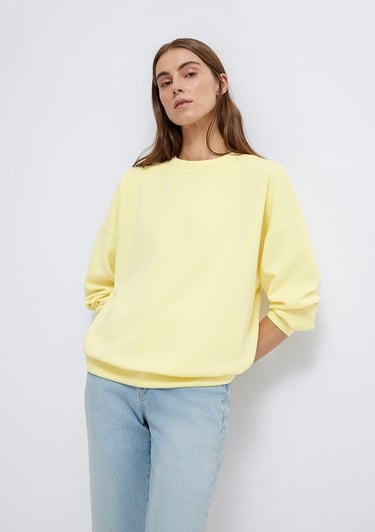  Mavi Lux Touch TENCEL TM Modal Sarı Sweatshirt 168837-91390