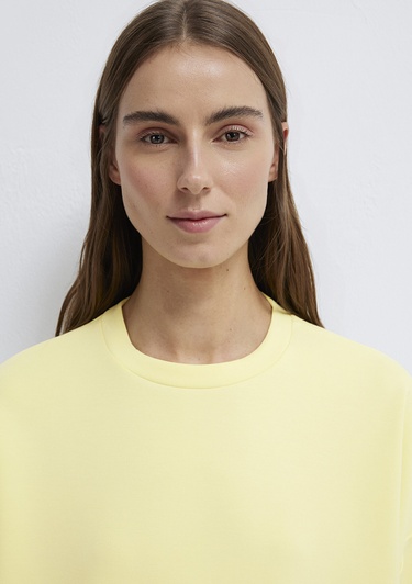  Mavi Lux Touch TENCEL TM Modal Sarı Sweatshirt 168837-91390