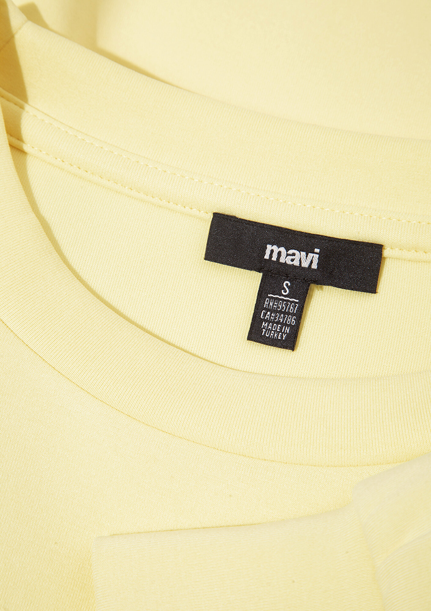 Mavi Lux Touch TENCEL TM Modal Sarı Sweatshirt 168837-91390