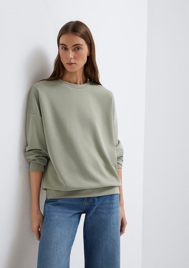  Mavi Lux Touch TENCEL TM Modal Yeşil Sweatshirt 168837-71481