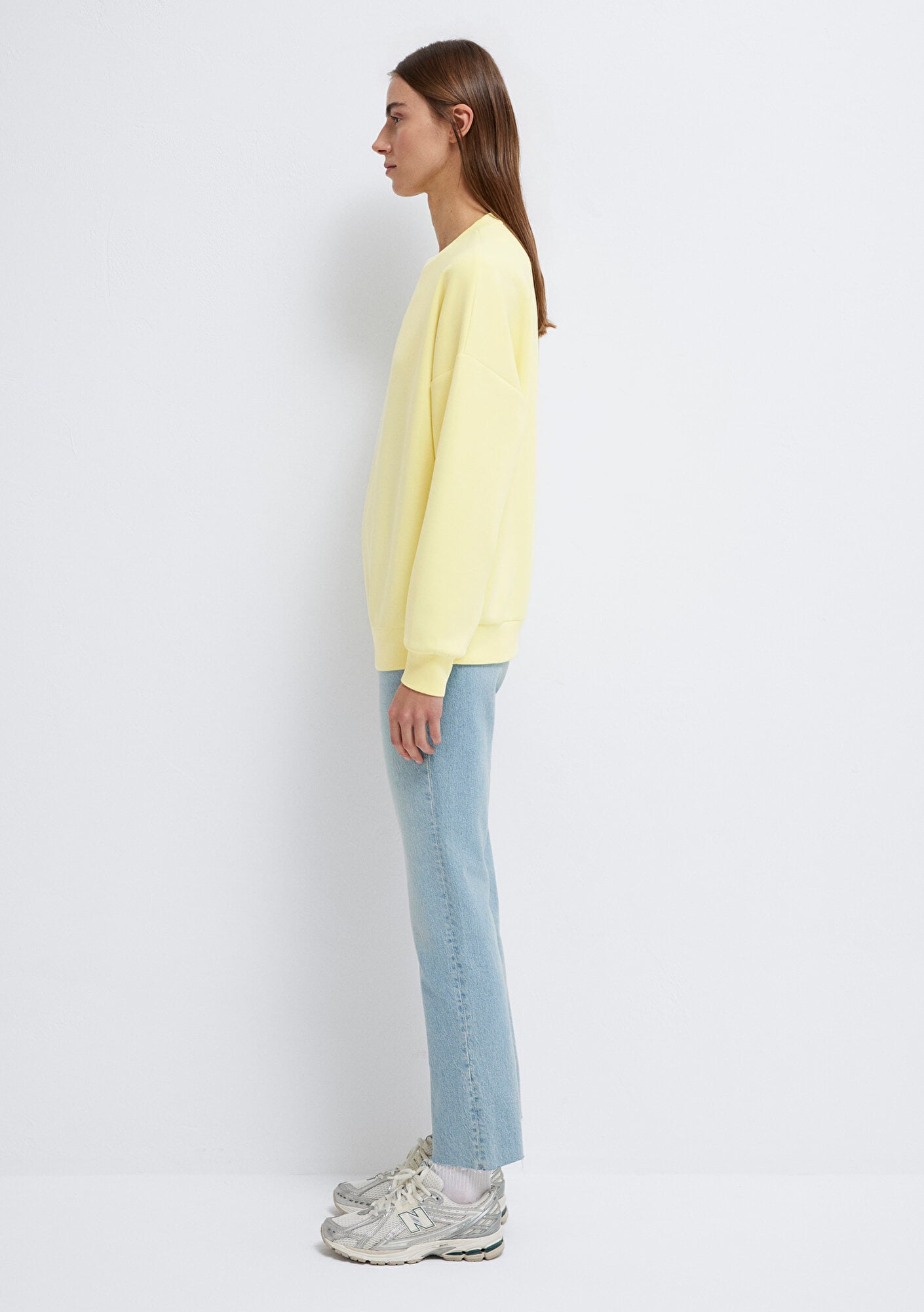 Mavi Lux Touch TENCEL TM Modal Sarı Sweatshirt 168837-91390