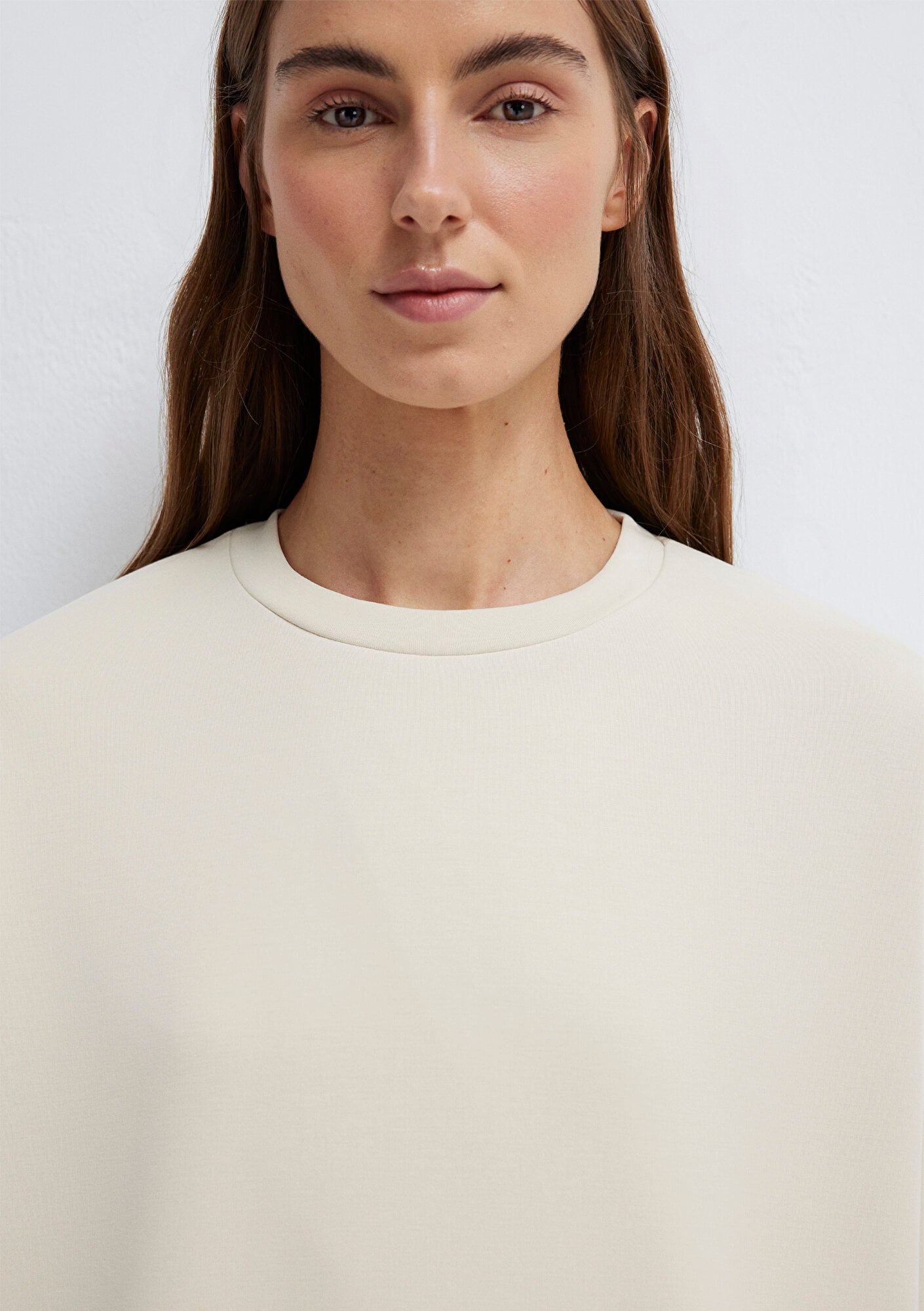 Mavi Lux Touch TENCEL TM Modal Ekru Sweatshirt 168837-70065