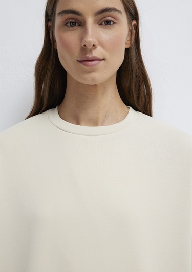  Mavi Lux Touch TENCEL TM Modal Ekru Sweatshirt 168837-70065
