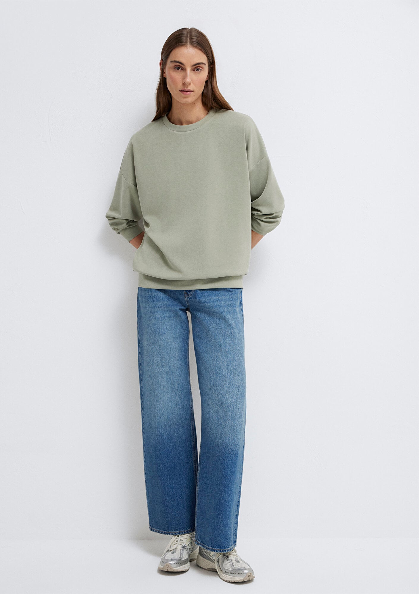 Mavi Lux Touch TENCEL TM Modal Yeşil Sweatshirt 168837-71481