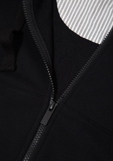  Mavi Mavi Logo Baskılı Kapüşonlu Siyah Sweatshirt 1S10486-900