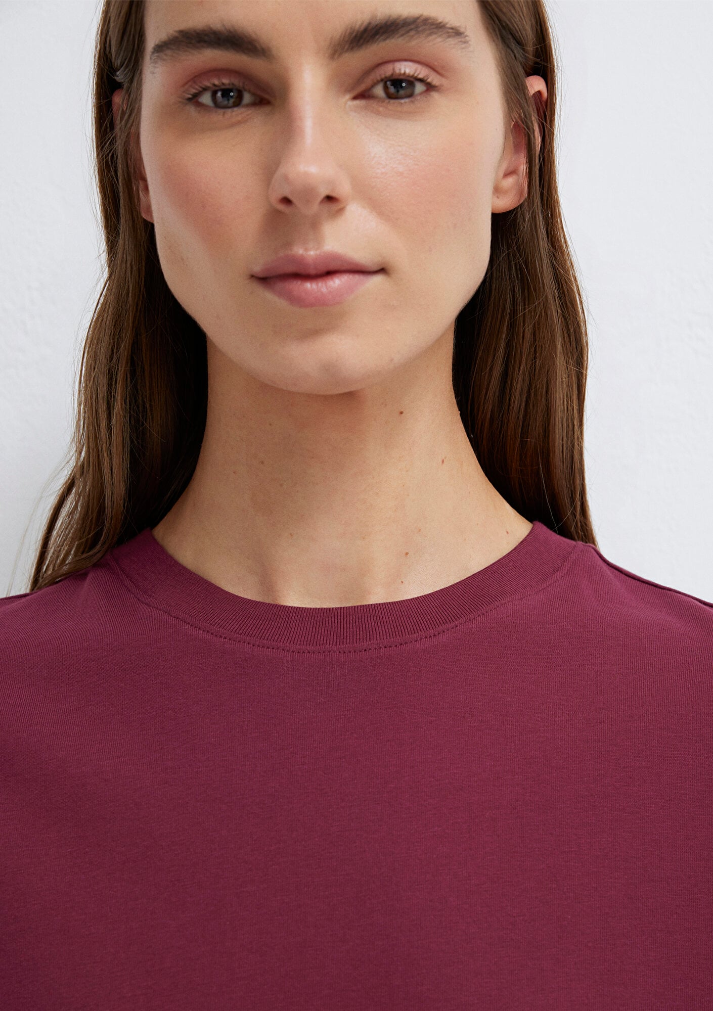 Mavi Bordo Basic Tişört Regular Fit / Normal Kesim 1600965-70393