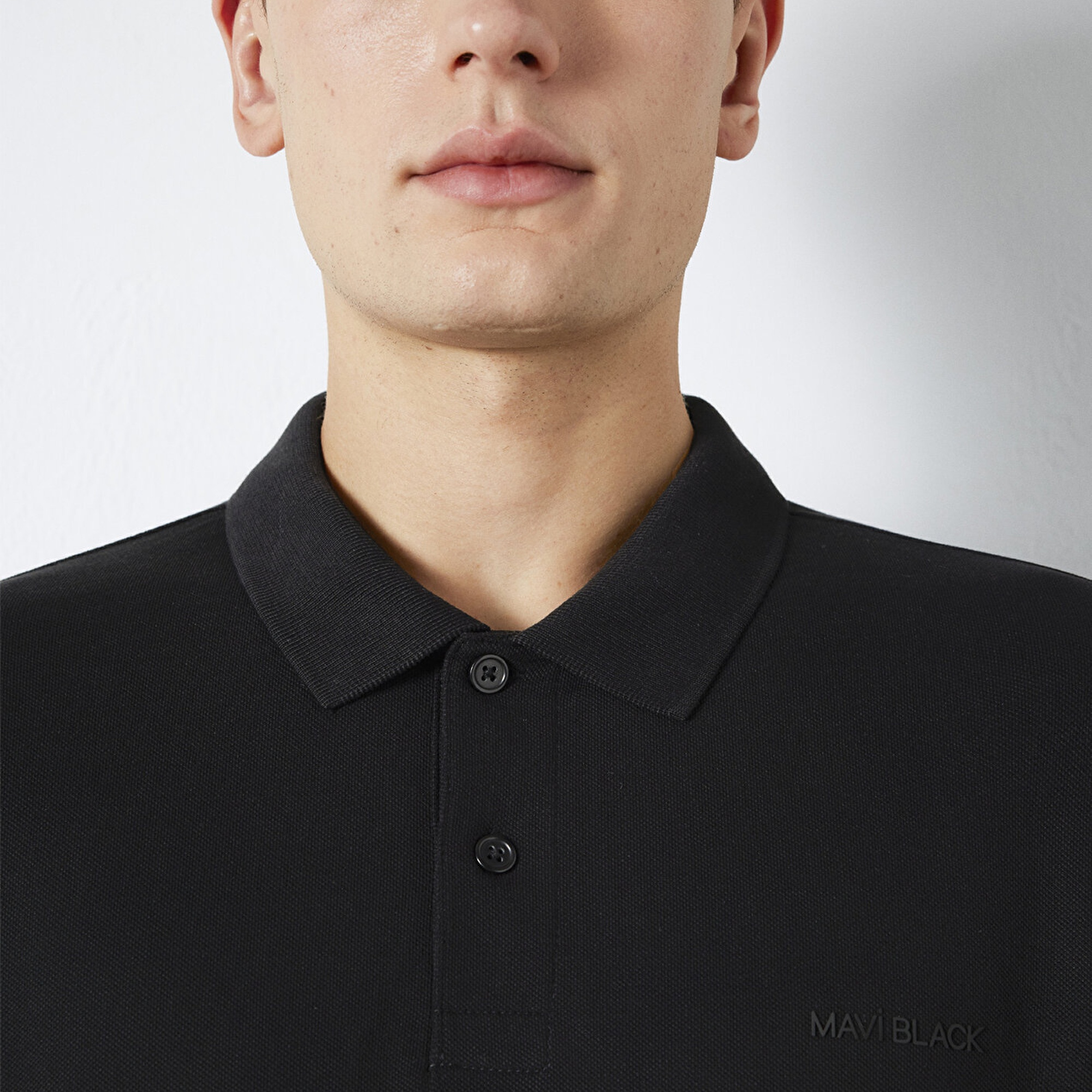 Mavi Mavi Black Uzun Kollu Siyah Polo Tişört  0613154-900