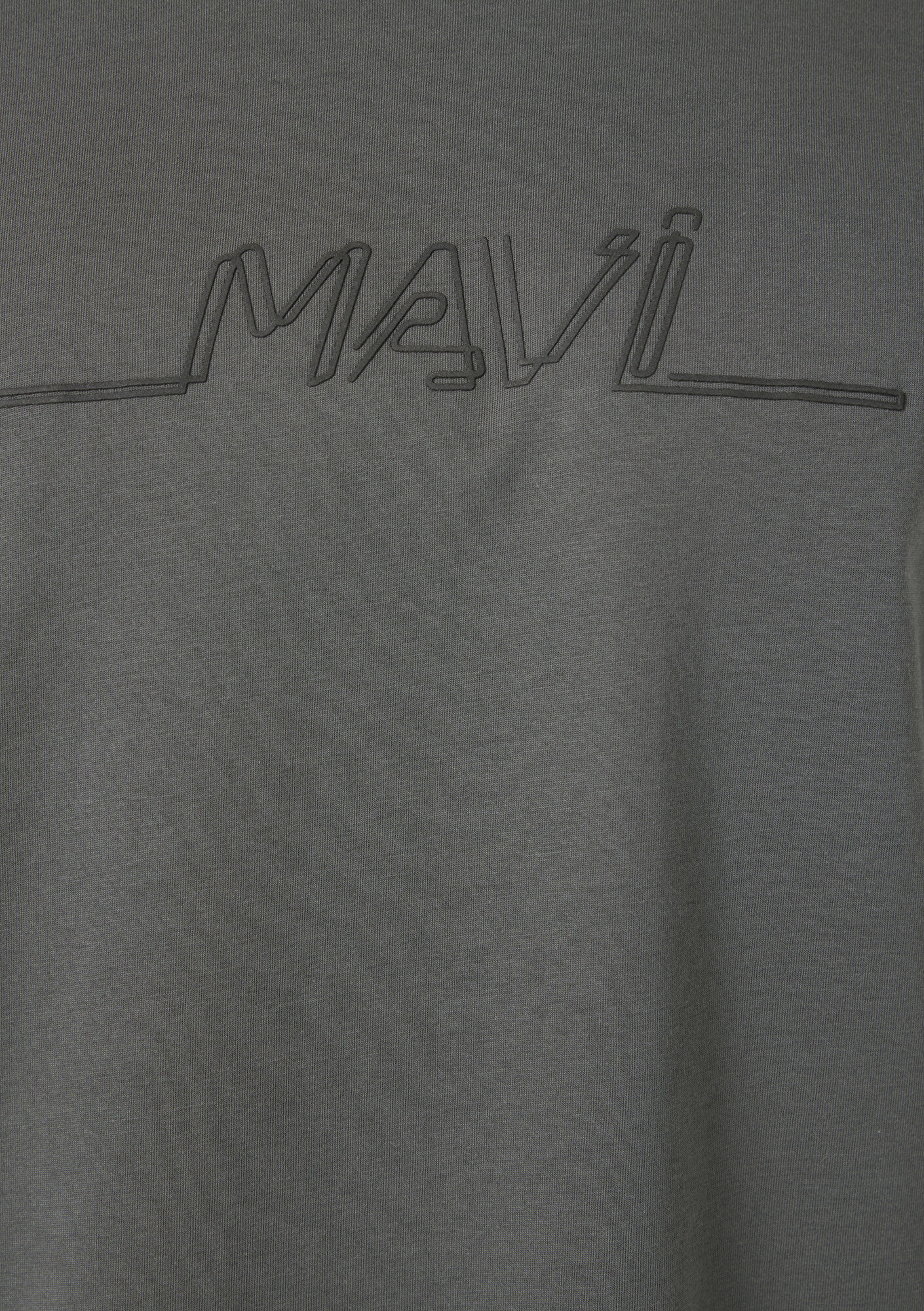 Mavi Mavi Baskılı Antrasit Tişört Loose Fit / Bol Rahat Kesim 0613128-70088