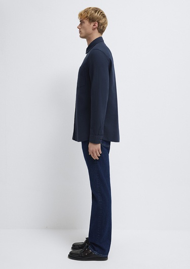  Mavi Cepli Lacivert Gömlek Regular Fit / Normal Kesim 0211898-86623