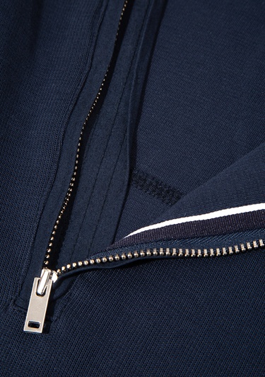  Mavi Yarı Fermuarlı Lacivert Sweatshirt 0S10537-86623