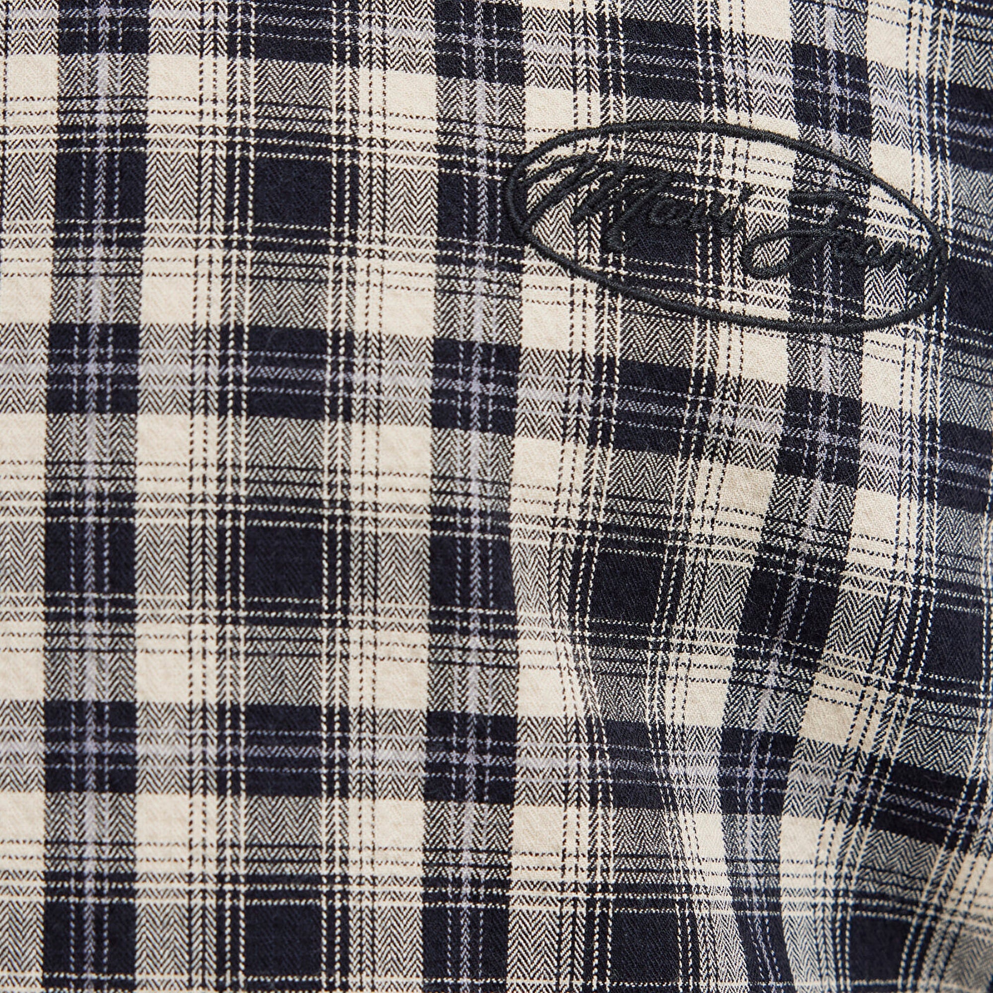 Mavi Siyah Ekose Gömlek Loose Fit / Bol Rahat Kesim 0211880-91417