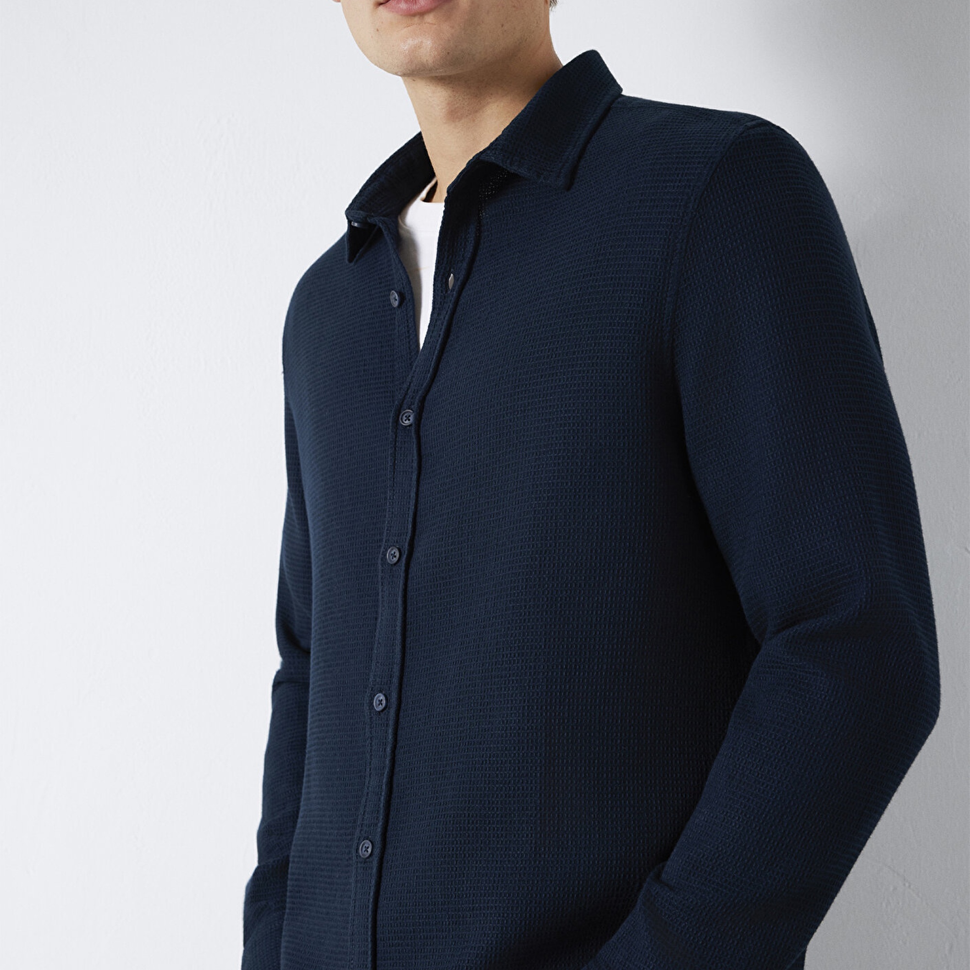 Mavi Lacivert Gömlek  0211875-70490