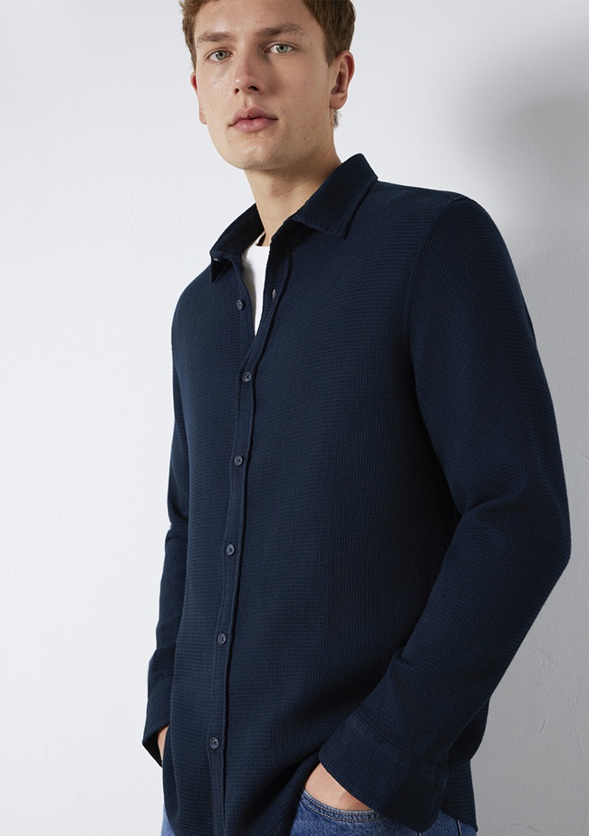  Mavi Lacivert Gömlek  0211875-70490