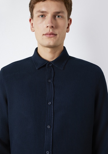  Mavi Lacivert Gömlek  0211875-70490