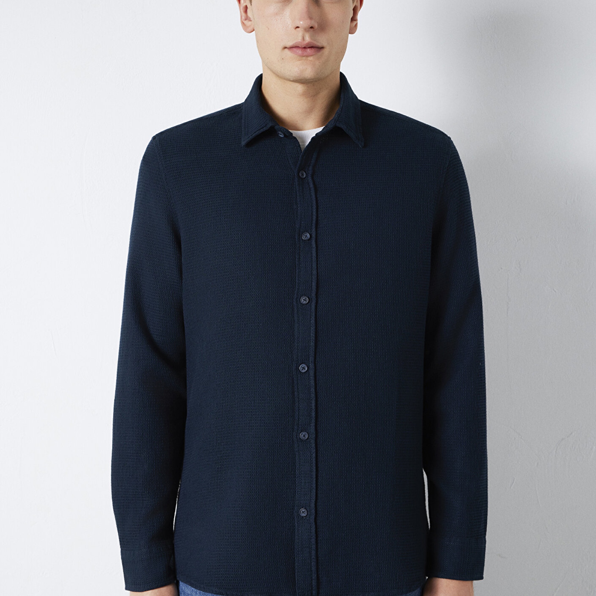 Mavi Lacivert Gömlek  0211875-70490