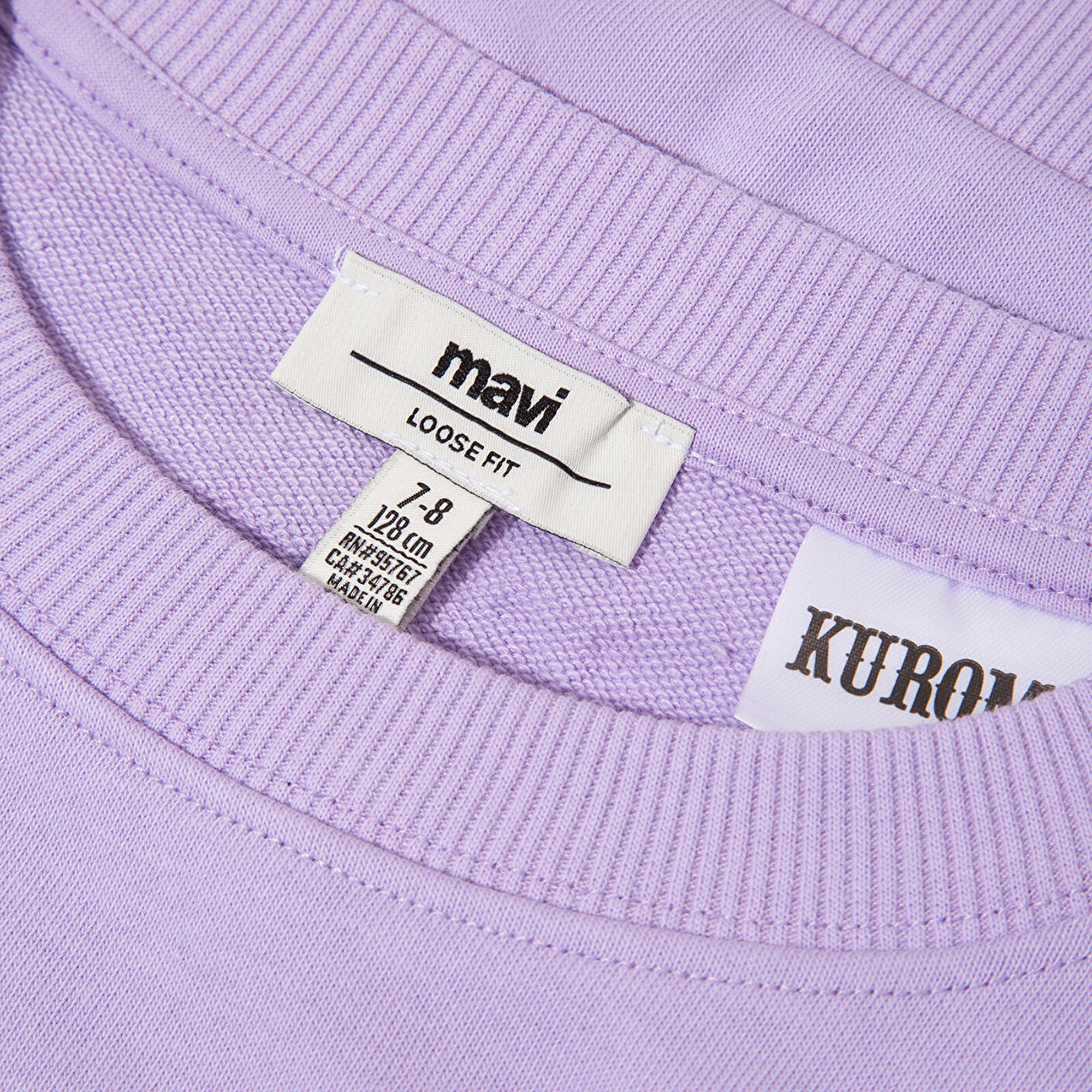 Mavi Kuromi Baskılı Mor Sweatshirt 7S10183-70519