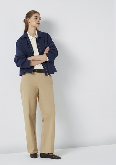  Mavi Bej Kumaş Pantolon 1011160-70370