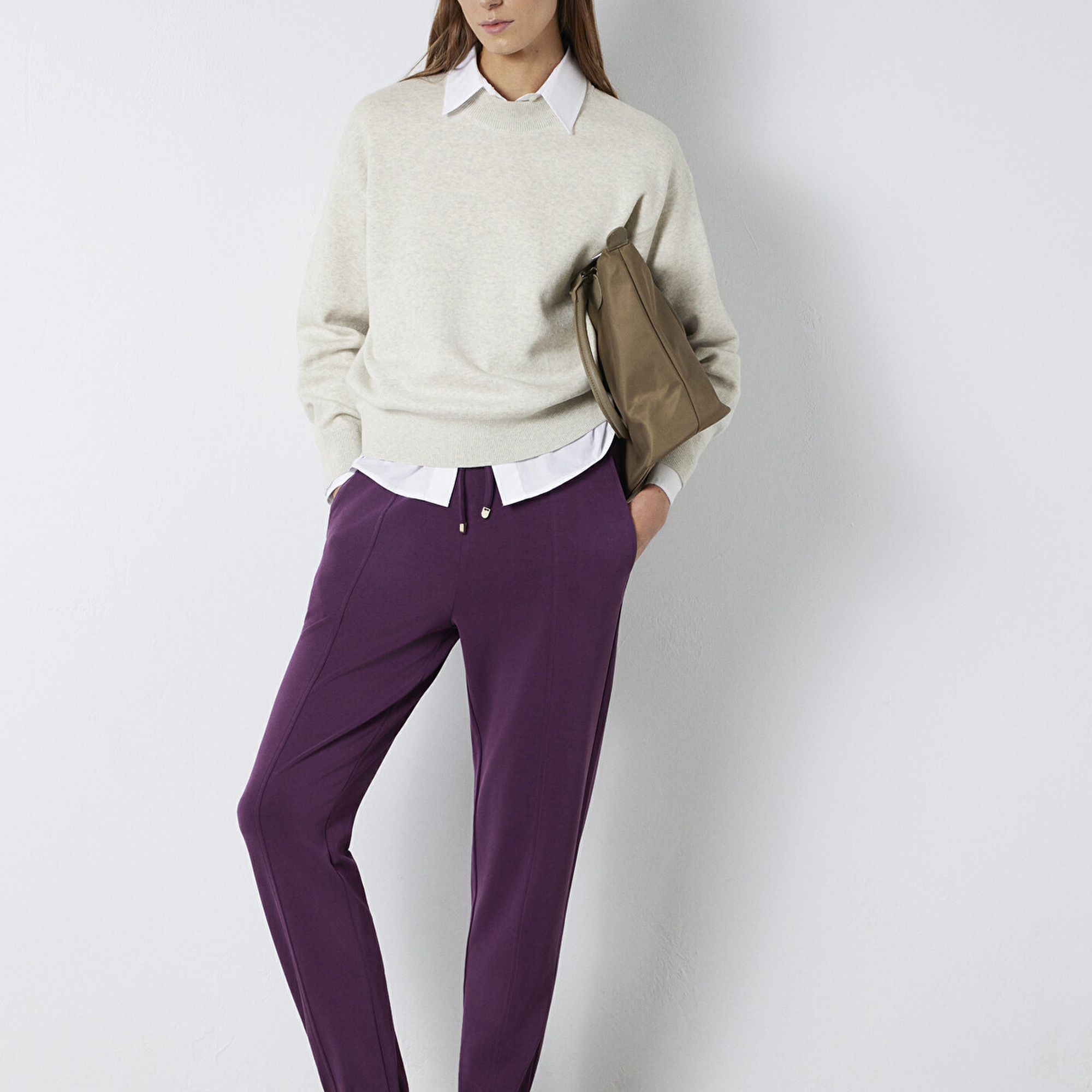 Mavi Lux Touch TENCEL TM Mor Modal Eşofman Altı 1600453-70674