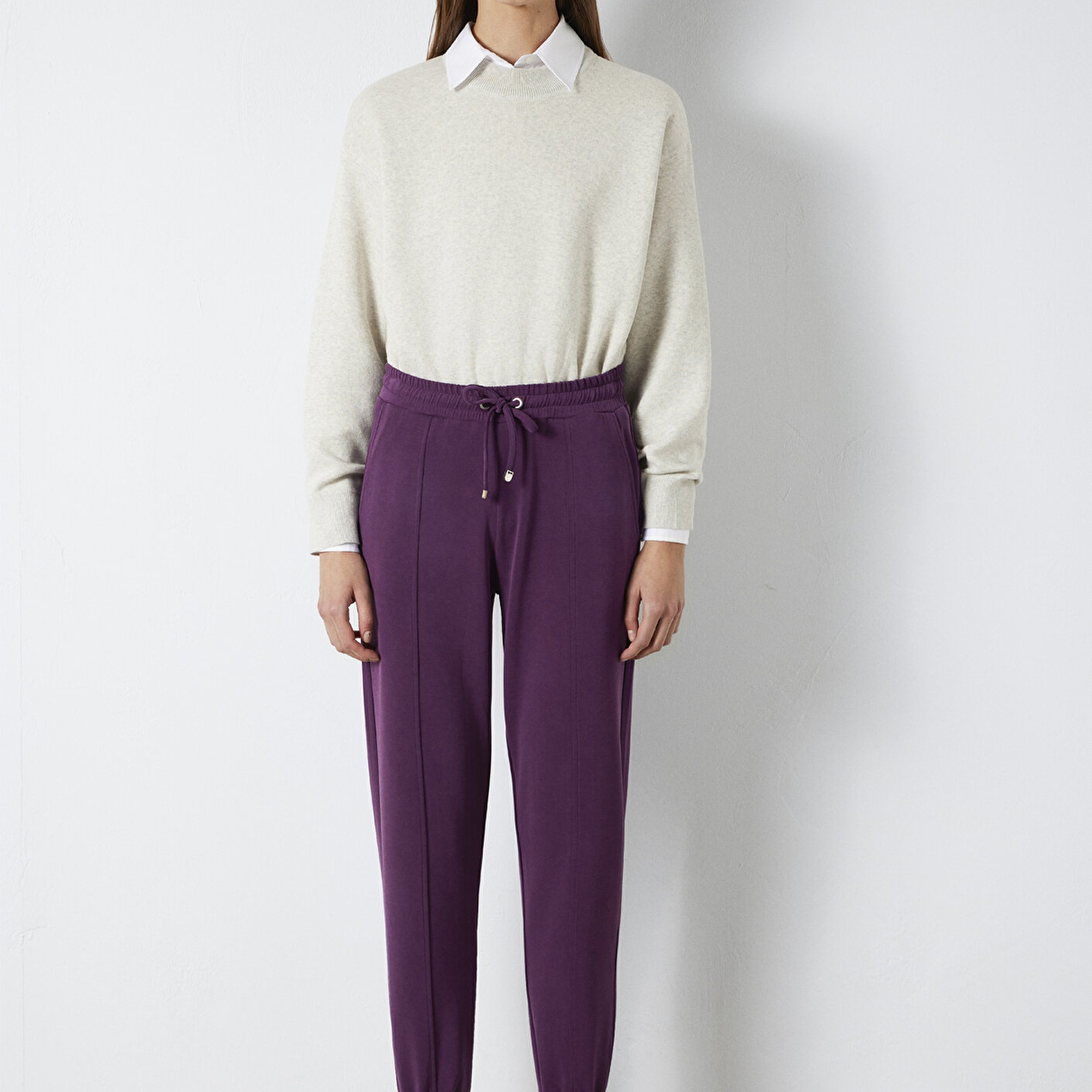 Mavi Lux Touch TENCEL TM Mor Modal Eşofman Altı 1600453-70674