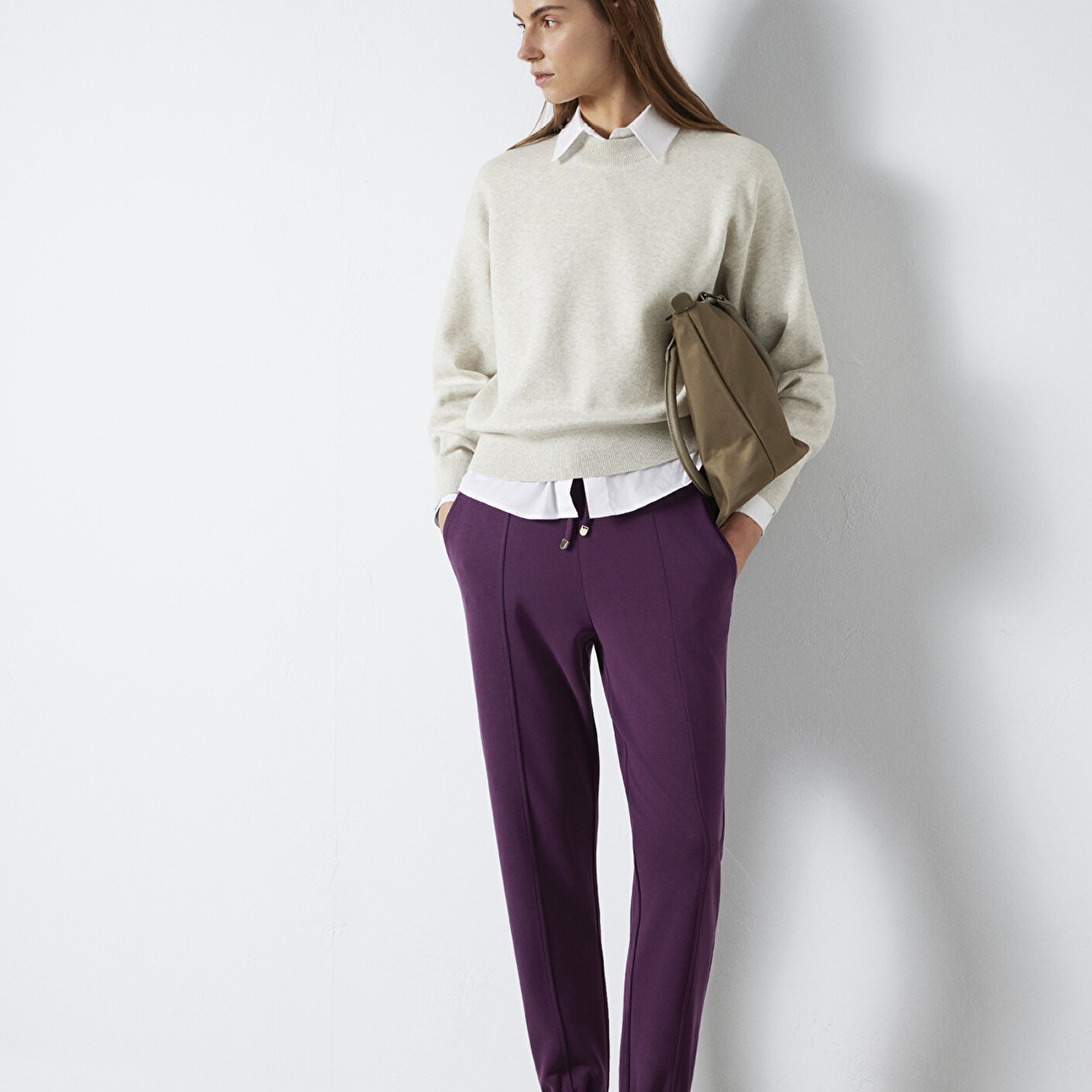 Mavi Lux Touch TENCEL TM Mor Modal Eşofman Altı 1600453-70674