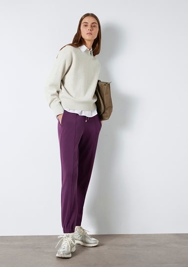  Mavi Lux Touch TENCEL TM Mor Modal Eşofman Altı 1600453-70674