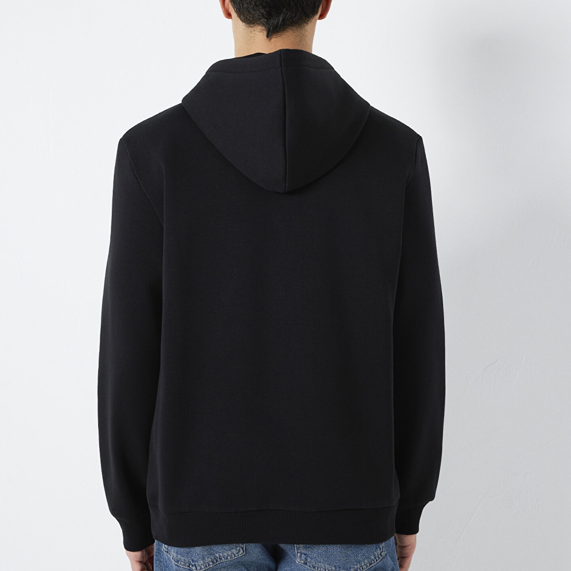 Mavi Mavi Baskılı Kapüşonlu Siyah Sweatshirt 0S10549-900