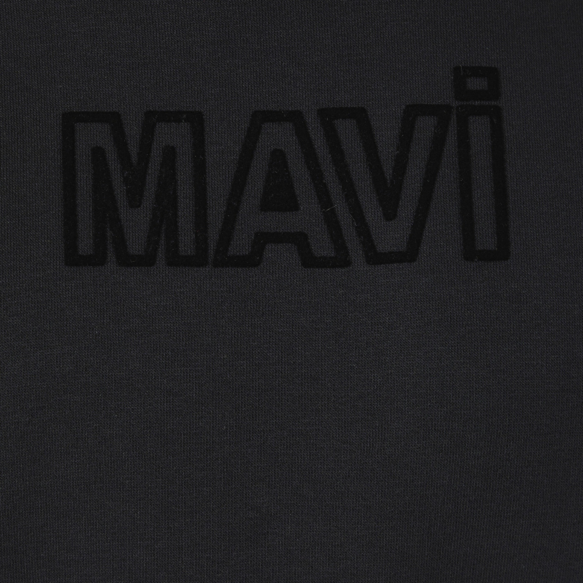 Mavi Mavi Baskılı Kapüşonlu Siyah Sweatshirt 0S10549-900