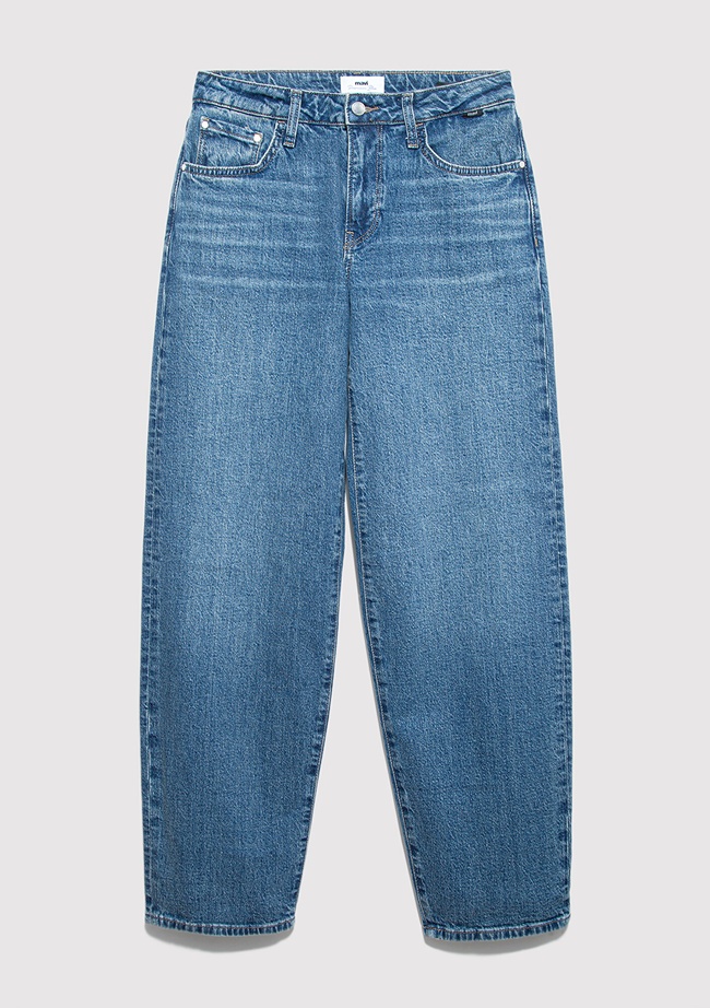  Mavi Leila Premium Blue Gölgeli Koyu Mavi Jean Pantolon 1010600-A1572