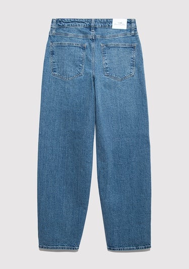  Mavi Leila Premium Blue Gölgeli Koyu Mavi Jean Pantolon 1010600-A1572