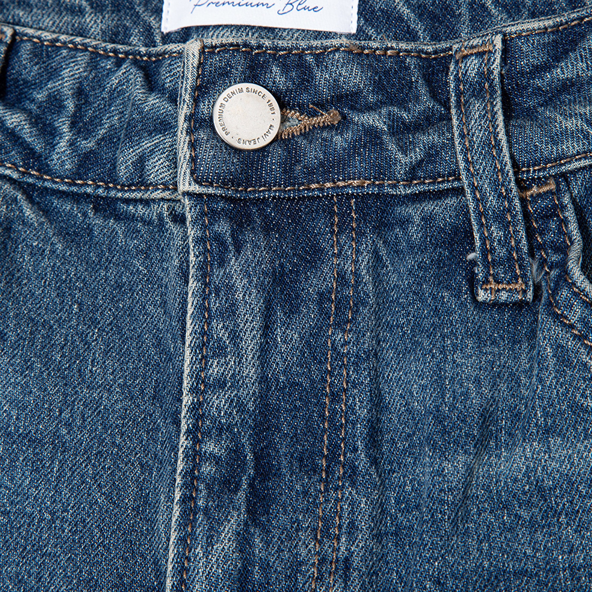 Mavi Leila Premium Blue Gölgeli Koyu Mavi Jean Pantolon 1010600-A1572