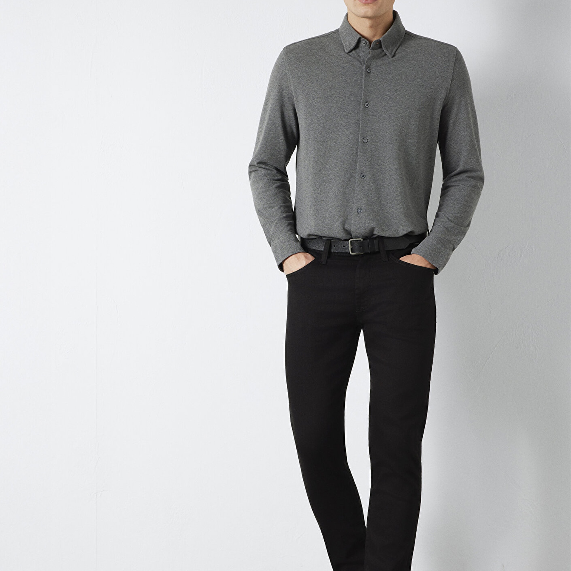 Mavi Mavi Black Antrasit Gömlek  0211863-80024