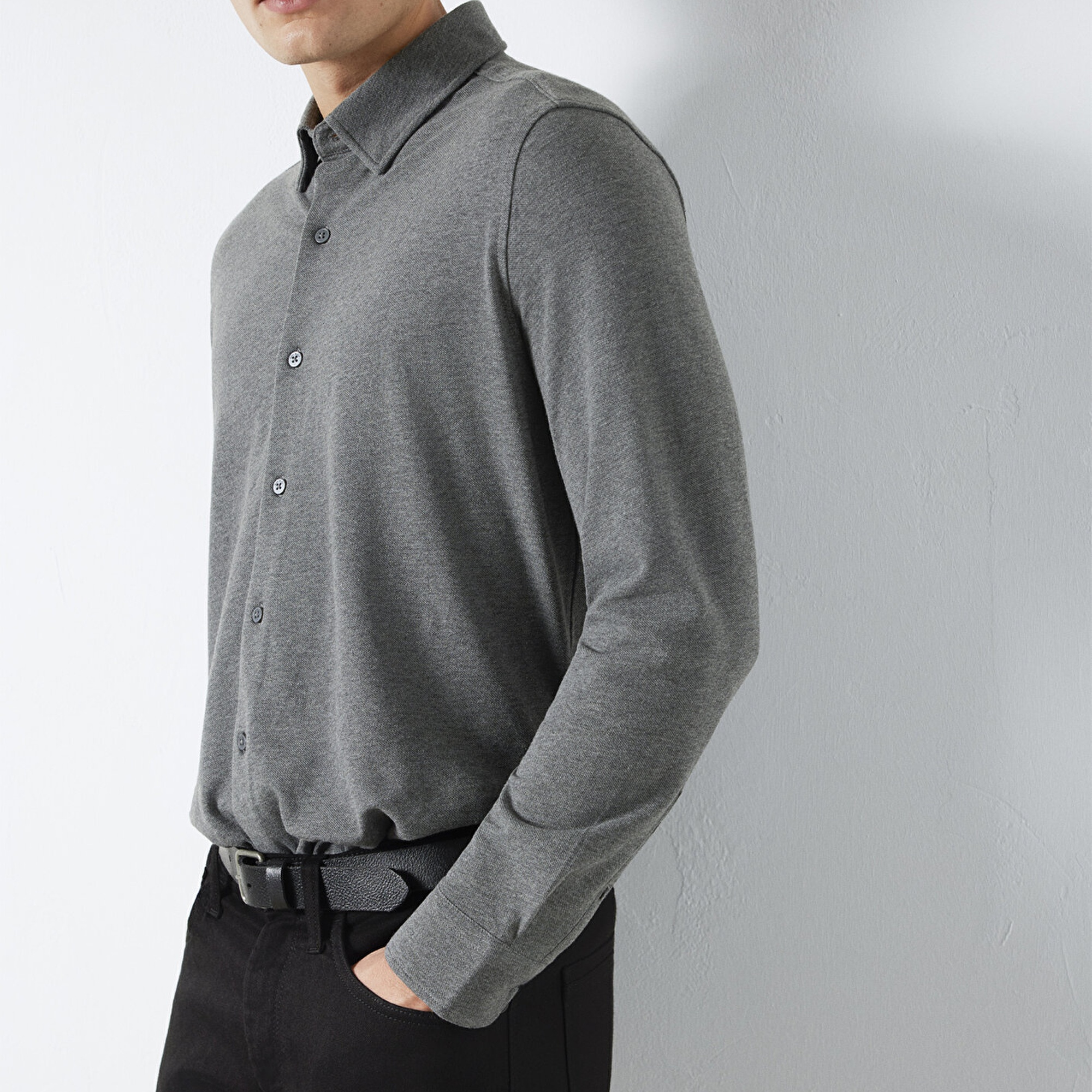 Mavi Mavi Black Antrasit Gömlek  0211863-80024