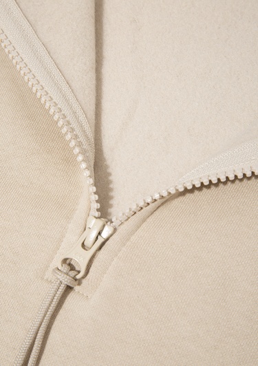  Mavi Yarı Fermuarlı Ekru Sweatshirt 0S10278-70004