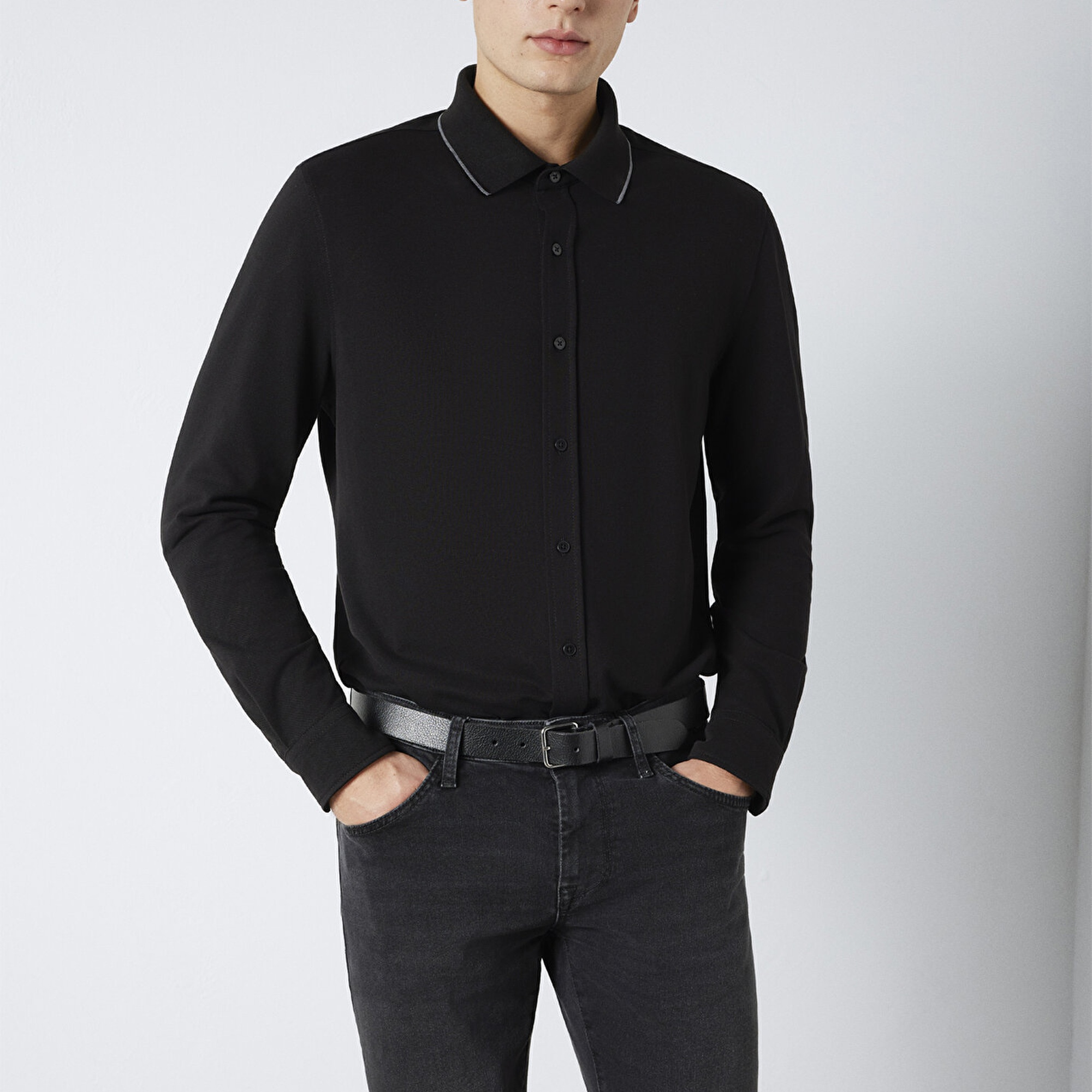 Mavi Mavi Black Siyah Gömlek Slim Fit / Dar Kesim 0211867-900