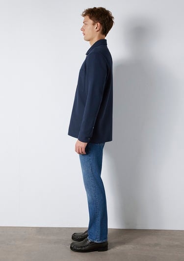  Mavi Cepli Lacivert Gömlek Regular Fit / Normal Kesim 0211874-70490