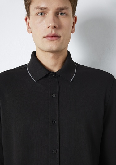  Mavi Mavi Black Siyah Gömlek Slim Fit / Dar Kesim 0211867-900