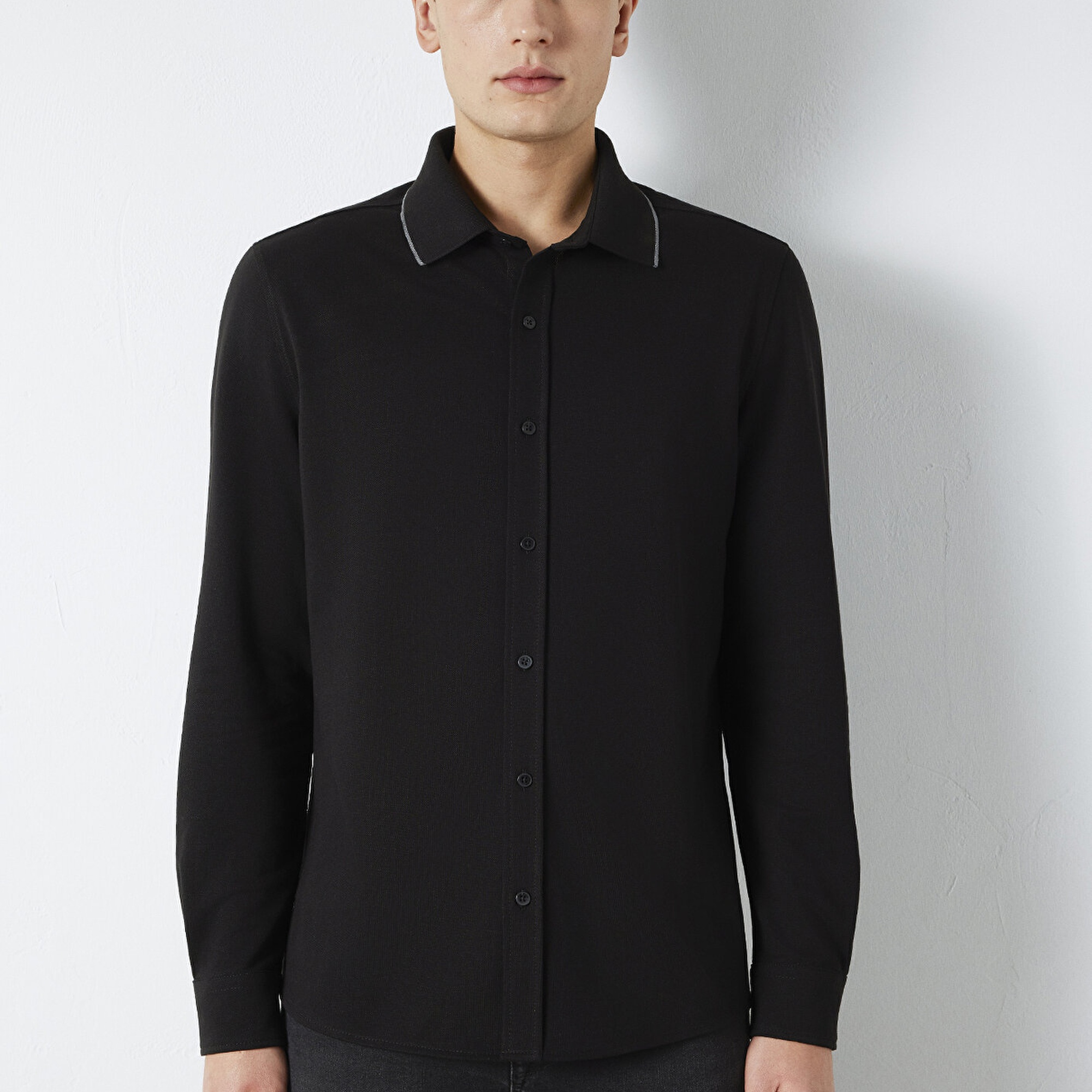 Mavi Mavi Black Siyah Gömlek Slim Fit / Dar Kesim 0211867-900