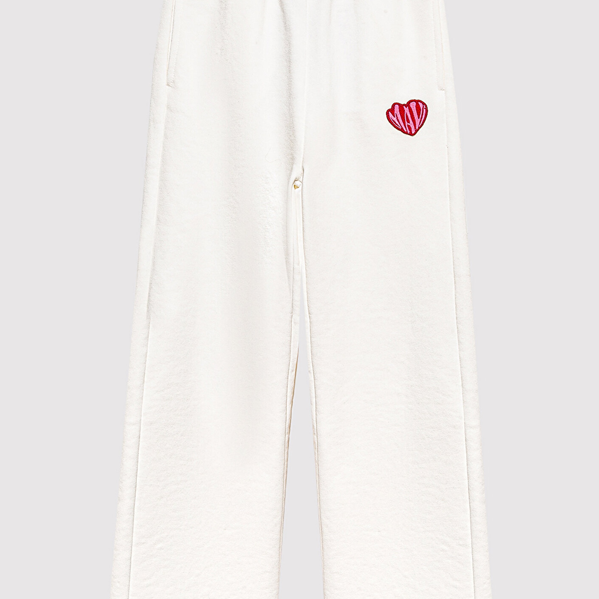 Mavi Kalp Baskılı Ekru Eşofman Altı 7010044-70057