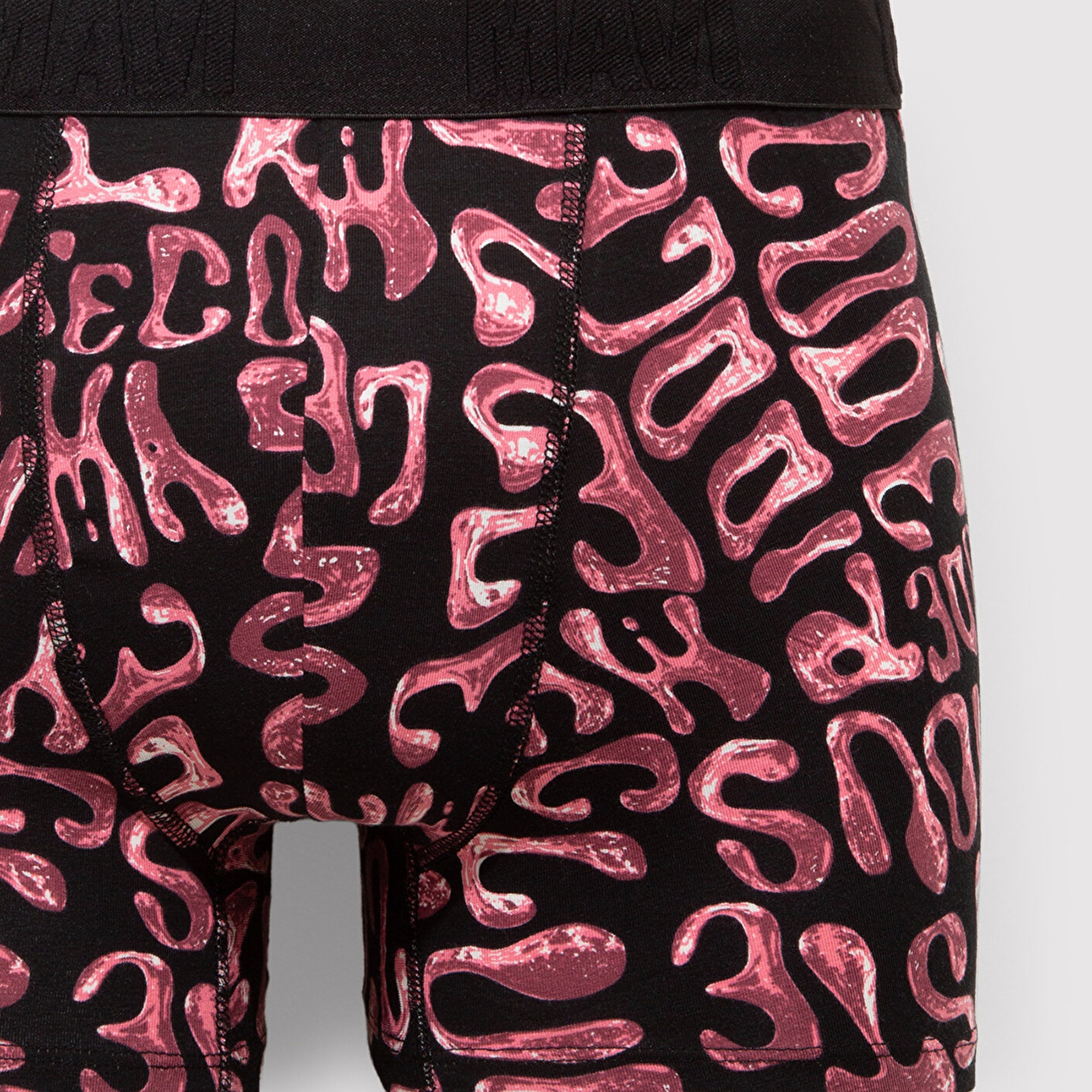 Mavi Baskılı Kırmızı Boxer 0912240-70398