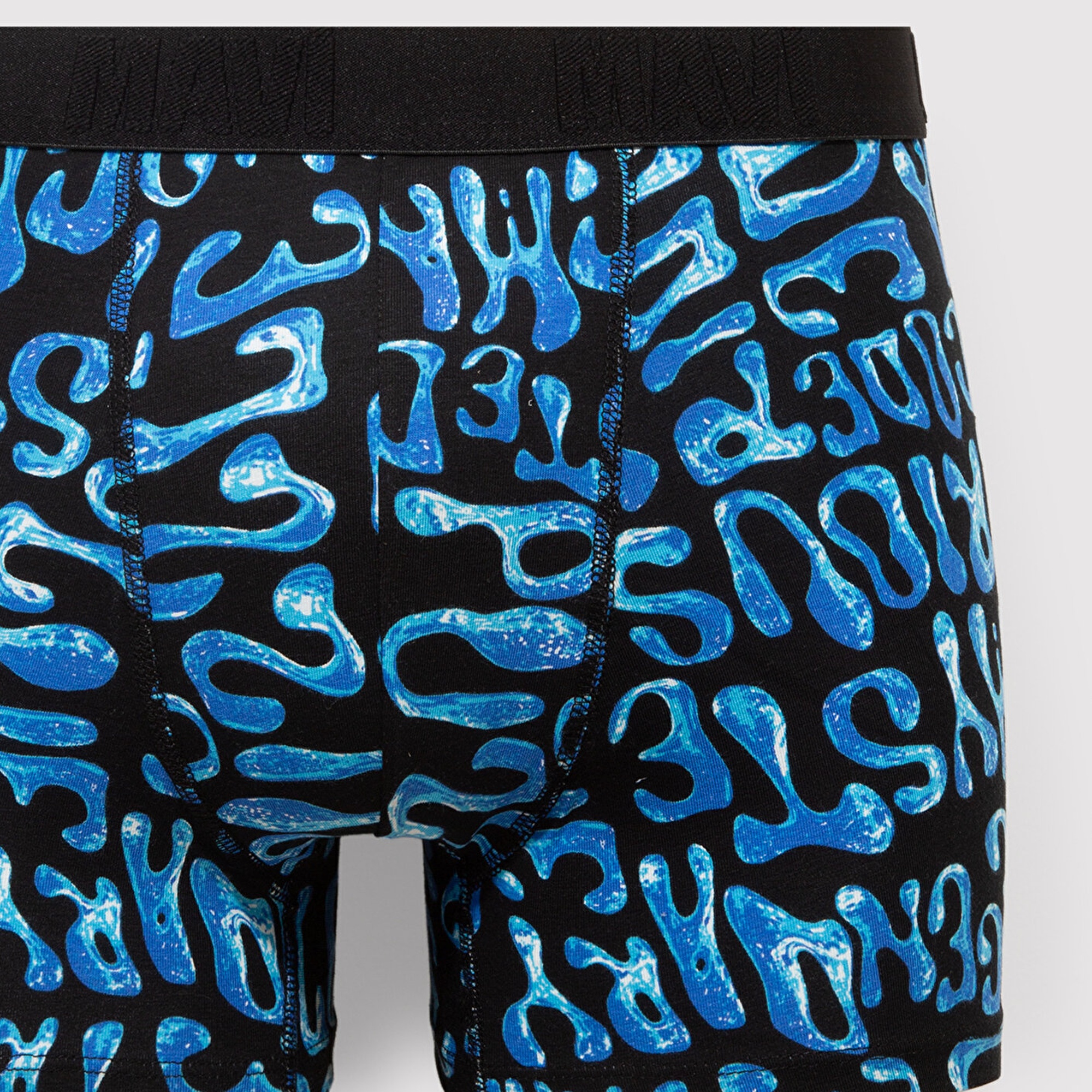 Mavi Baskılı Mavi Boxer 0912240-24367