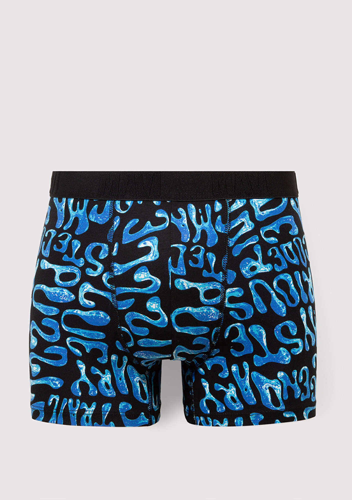  Mavi Baskılı Mavi Boxer 0912240-24367