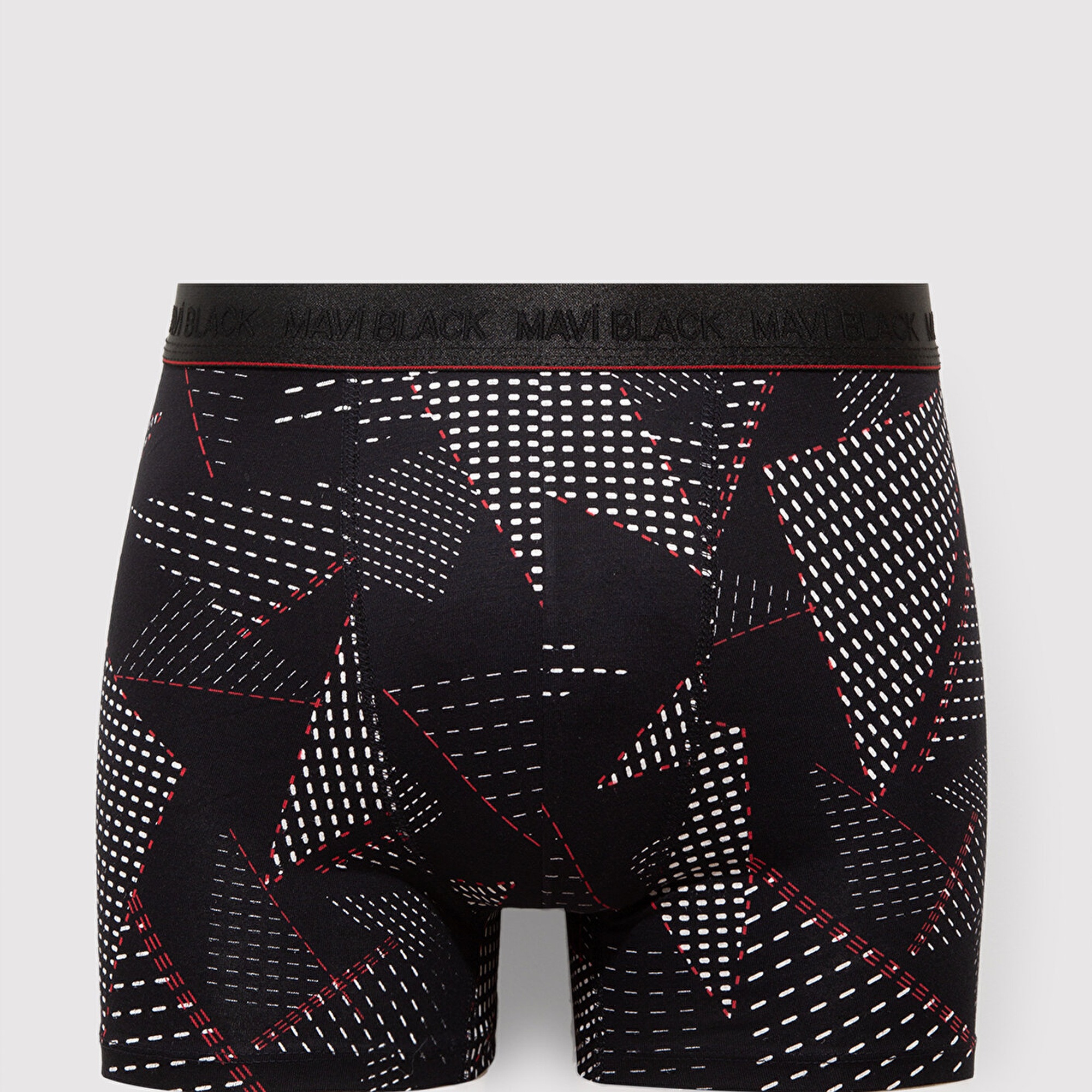 Mavi Baskılı Siyah Boxer 0912177-900