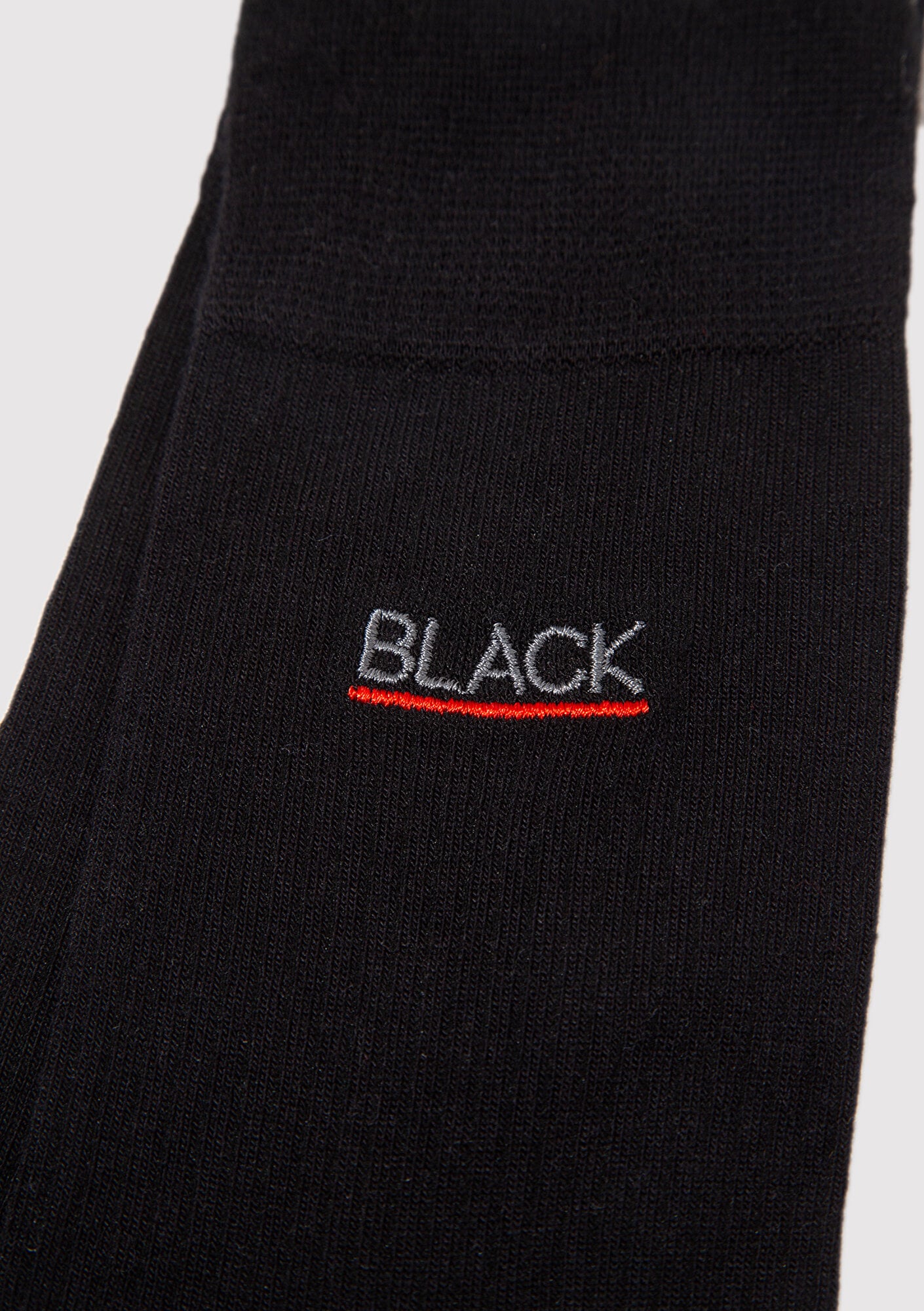  Mavi Mavi Black Nakışlı Siyah Soket Çorap 0912201-900