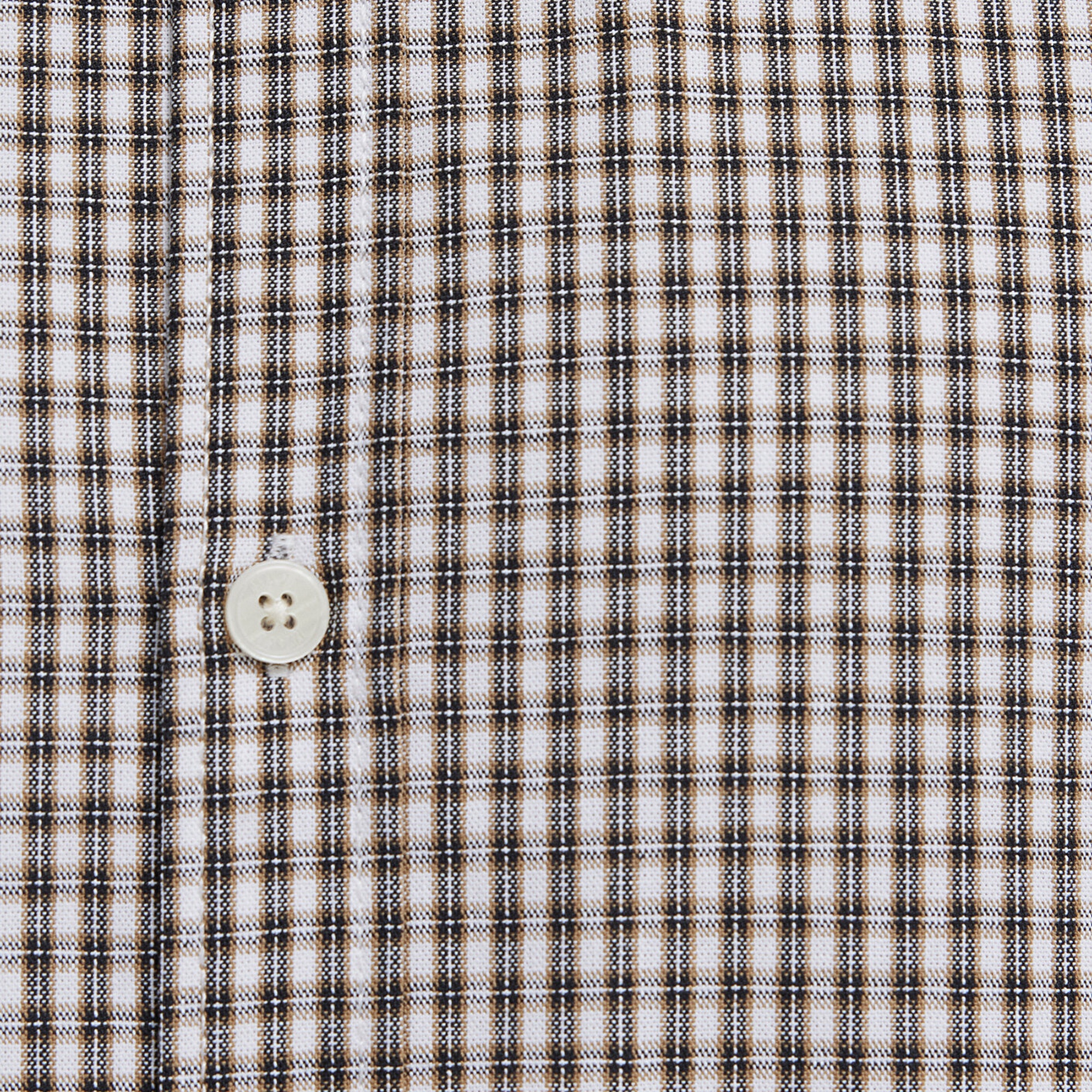 Mavi Kahverengi Ekose Gömlek Oversize / Geniş Kesim 0211870-91413