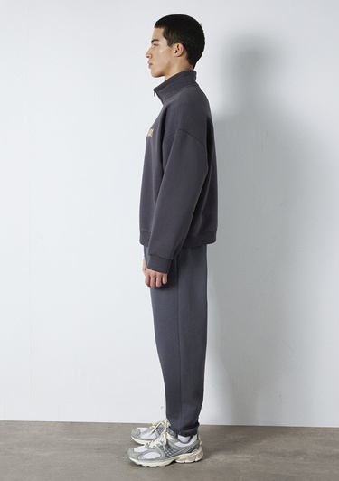  Mavi Mavi Logo Baskılı Yarı Fermuarlı Antrasit Sweatshirt 0S10208-70101